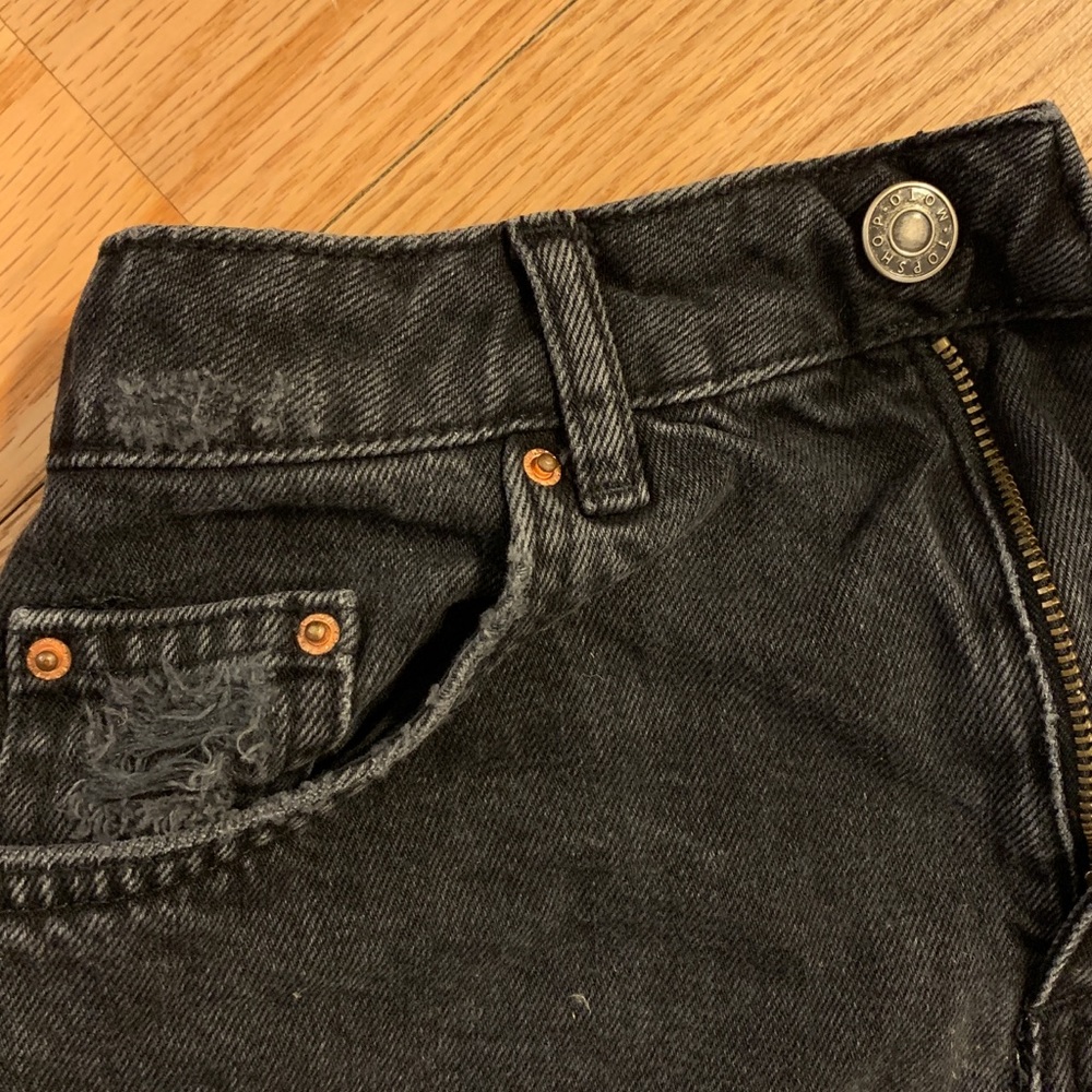 Black High Waisted topshop shorts